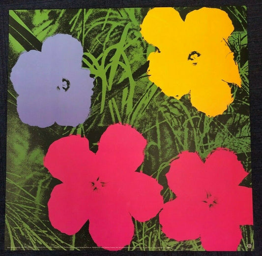 Flowers by Andy Warhol (65cm x 65cm)