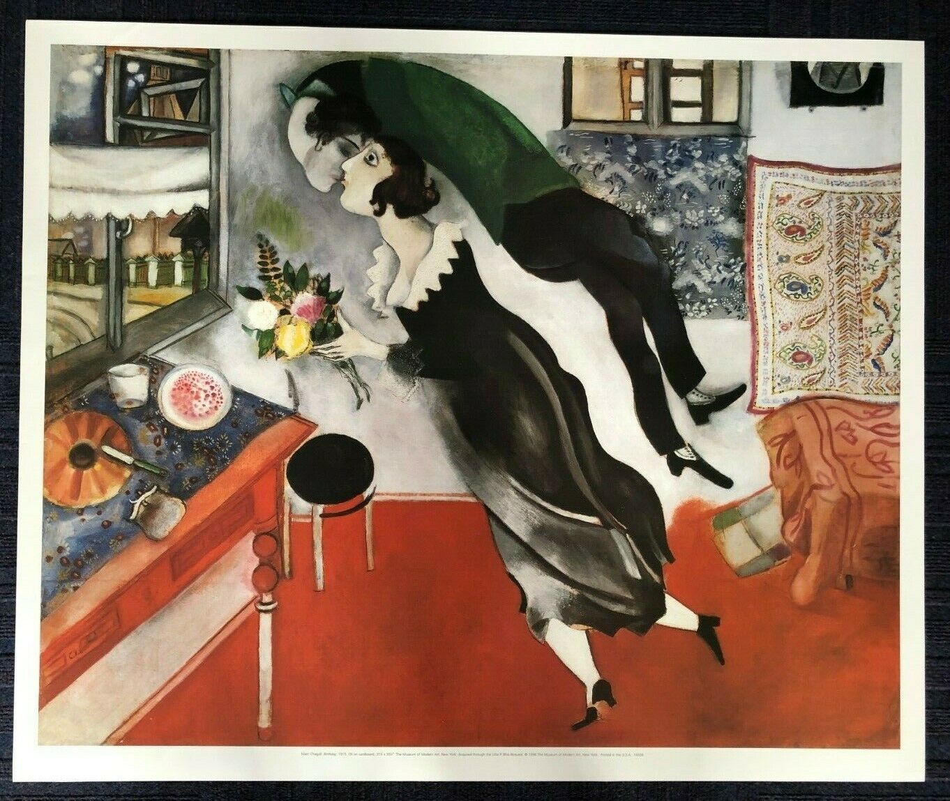 Birthday by Marc Chagall (81.5cm x 67cm)