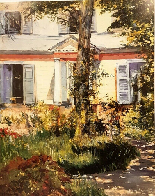 House at Rueil, 1882 by Edouard Manet (Full Colour Print, 61.5cm x 76.5cm)