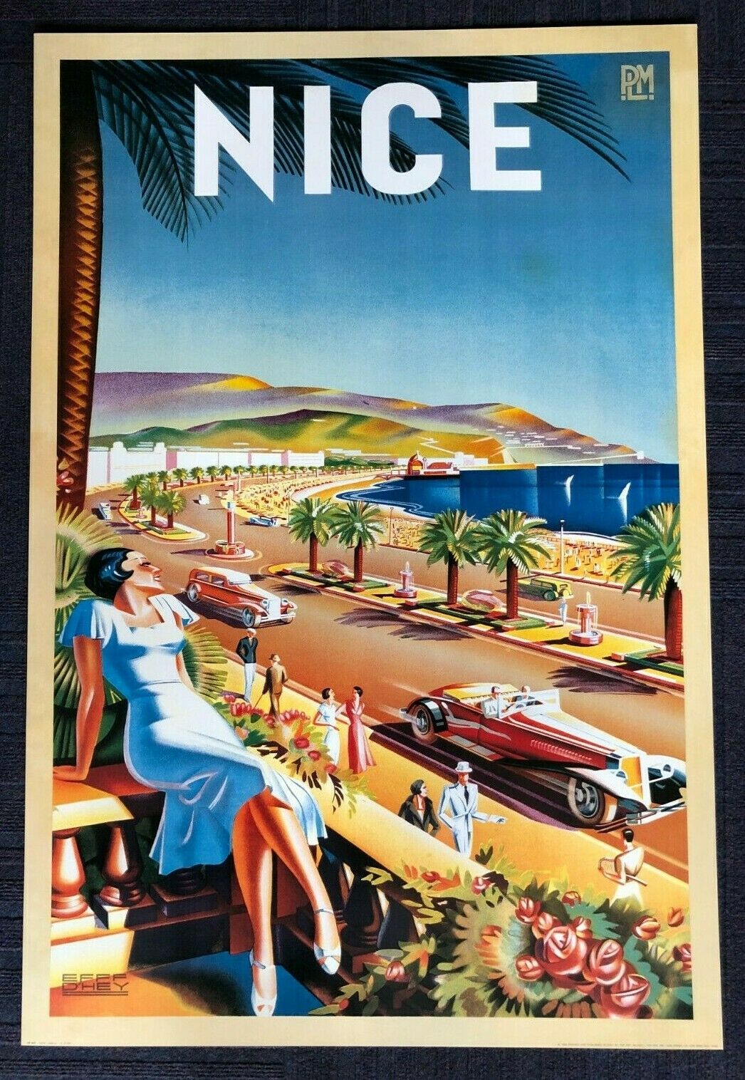 Nice by E. D'Hey (62cm x 93.5cm)