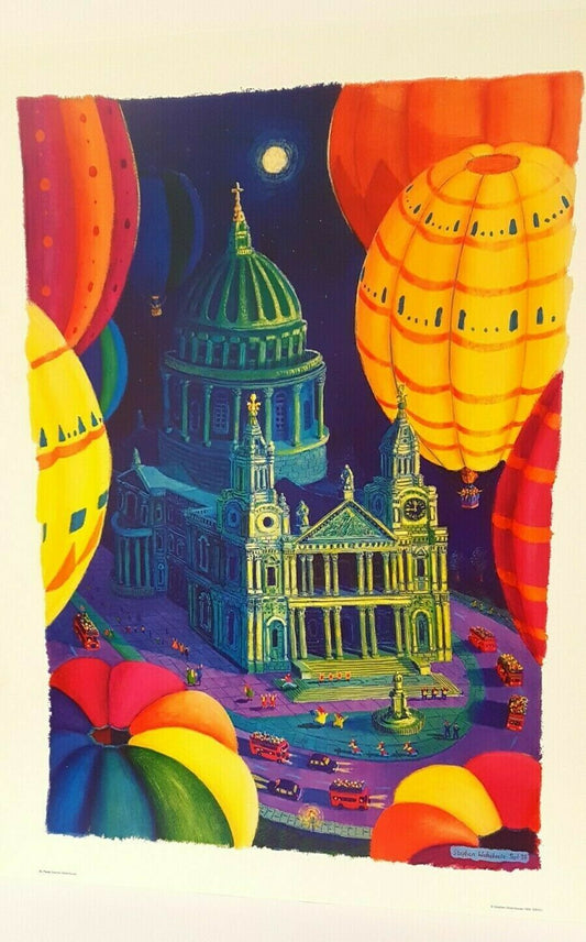 St. Pauls by Stephen Warehouse (Colour Art Print, 60cm x 80cm)