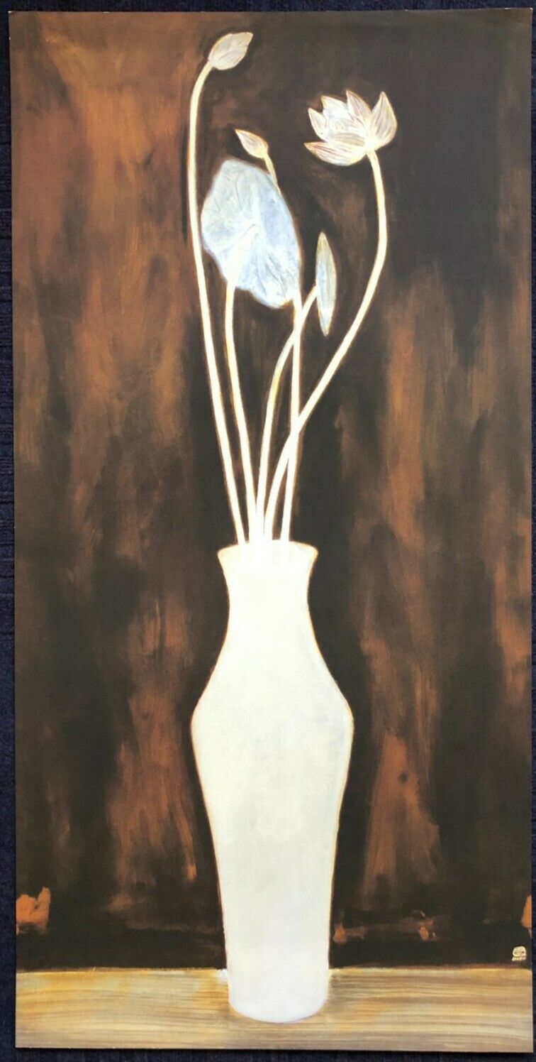 Lotus and Arum Bouquet by Sanyu (52cm x 100cm)