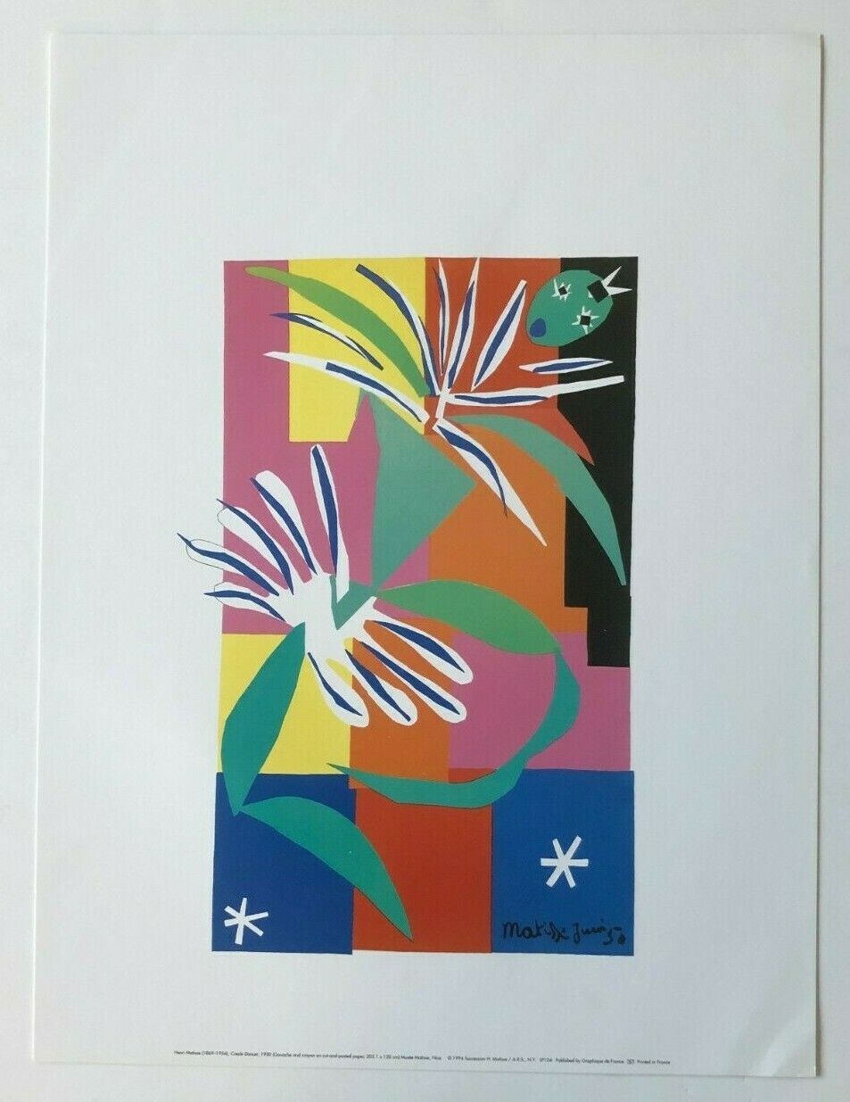 Creole Dancer by Henri Matisse (30cm x 40cm)