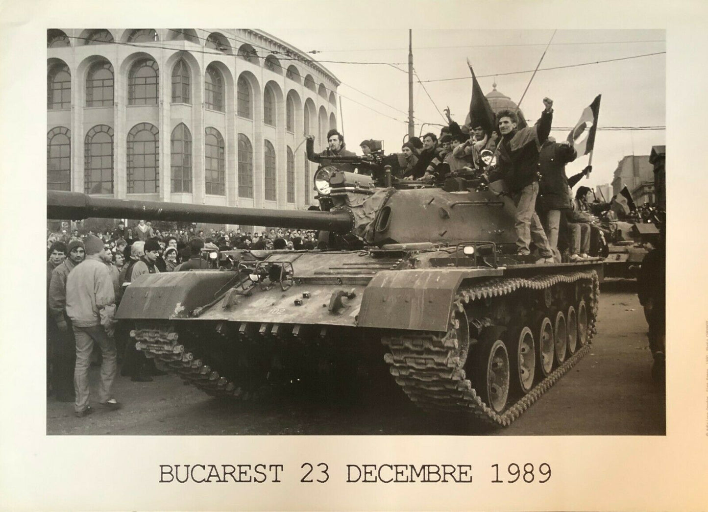 Bucharest, 23 December, 1989 (70cm x 50cm)