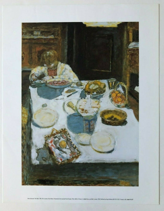 The Table by Pierre Bonnard (28cm x 35.5cm)