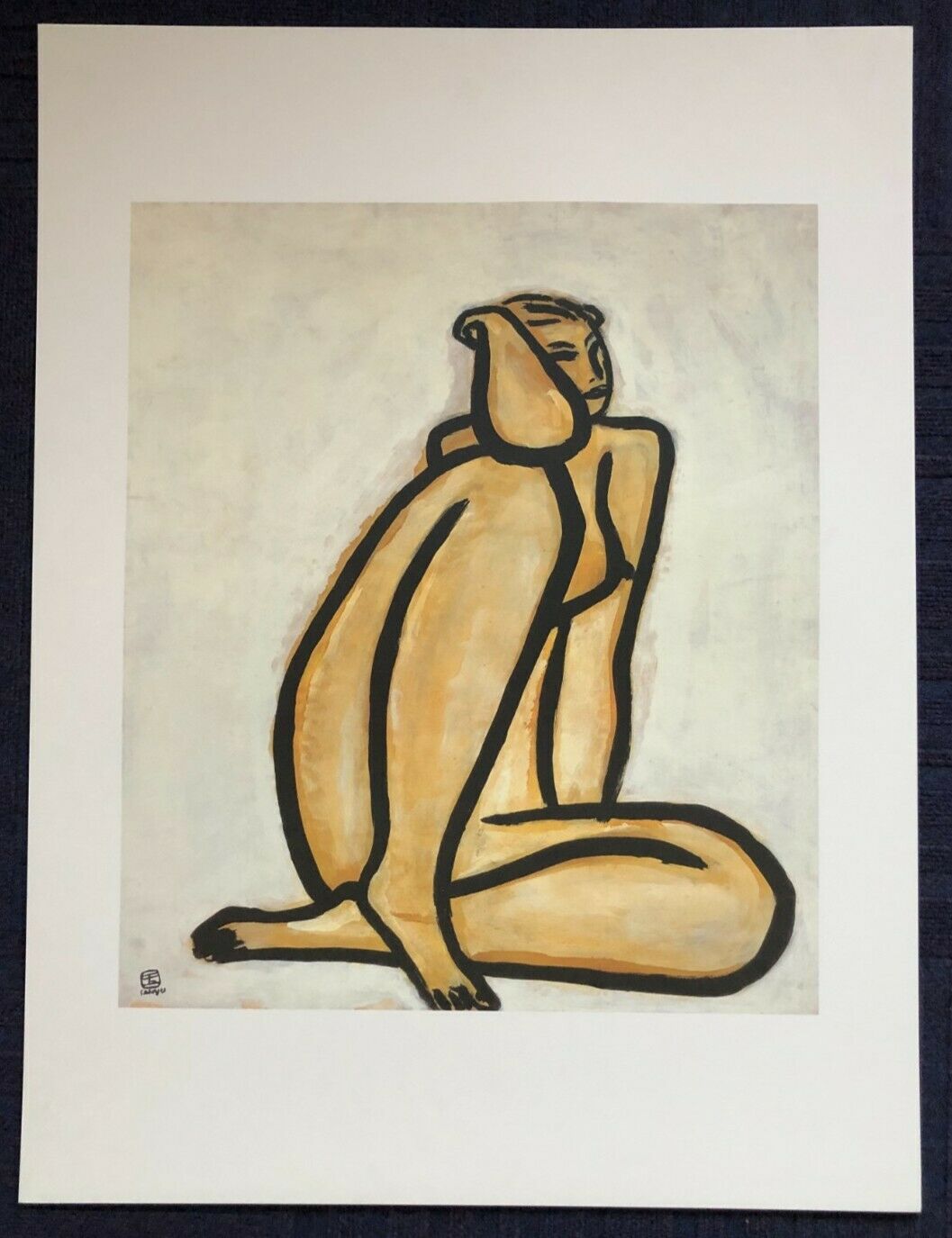 Seated Nude by Sanyu (60cm x 80cm)