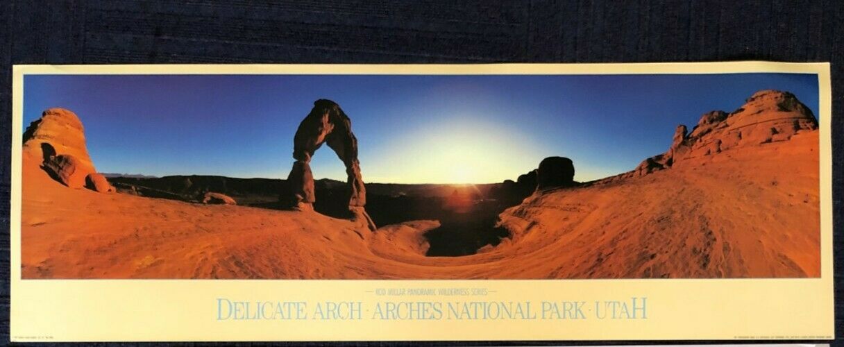 Delicate Arch: Arches National Park, Utah by Rod Miller (94.5cm x 32.5cm)