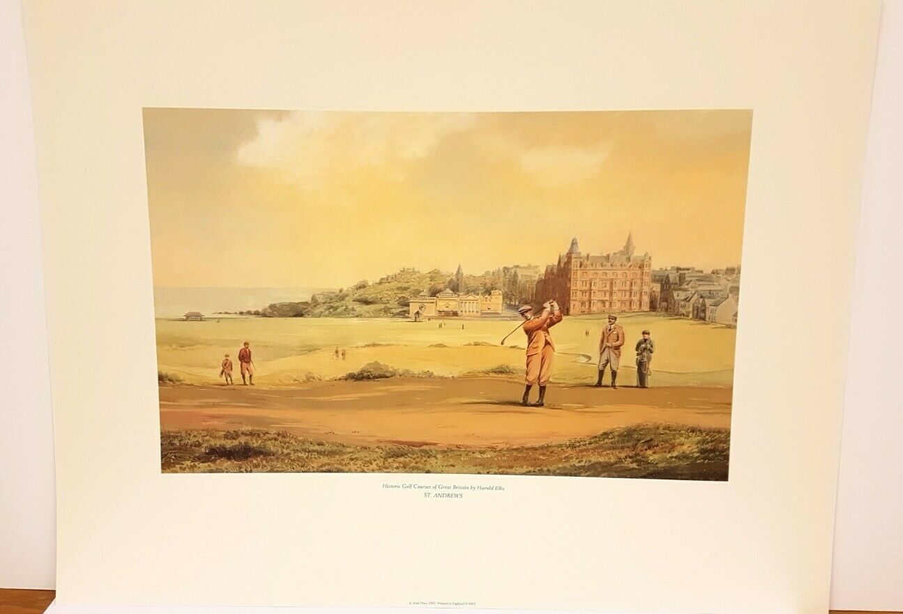 AHistoric Golf Courses of Great Britain by Harold Ellis (66cm x 51cm)