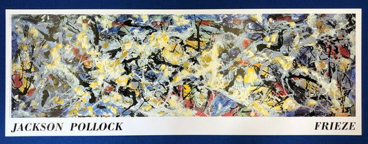 Frieze by Jackson Pollock (140cm x 50cm)