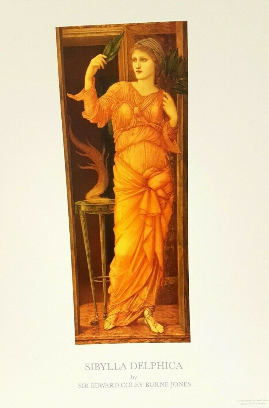 Sibylla Delphica by Edward Coley Burne-Jones (Colour Art Print, 42cm x 59.5cm)