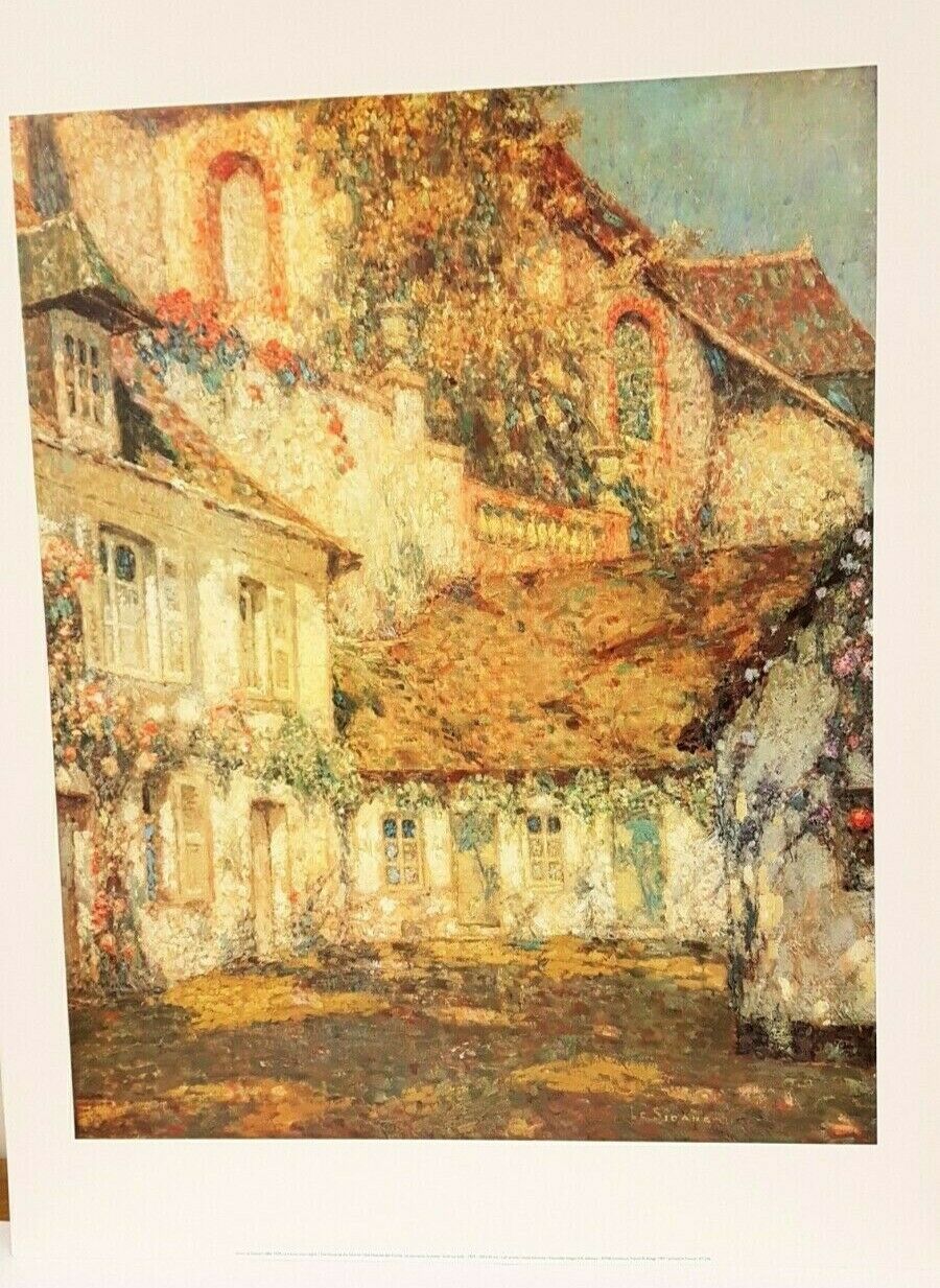 The House by the Church by Henri Le Sidaner (Art Print, 60cm x 80cm)