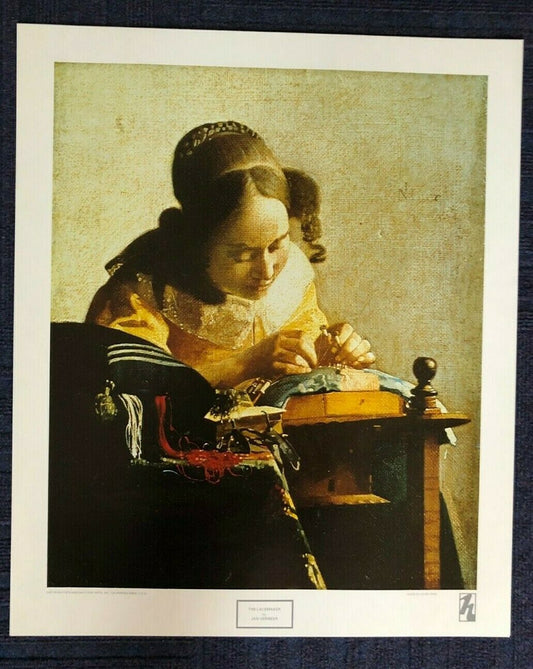 The Lacemaker by Jan Vermeer (44.5cm x 53cm)