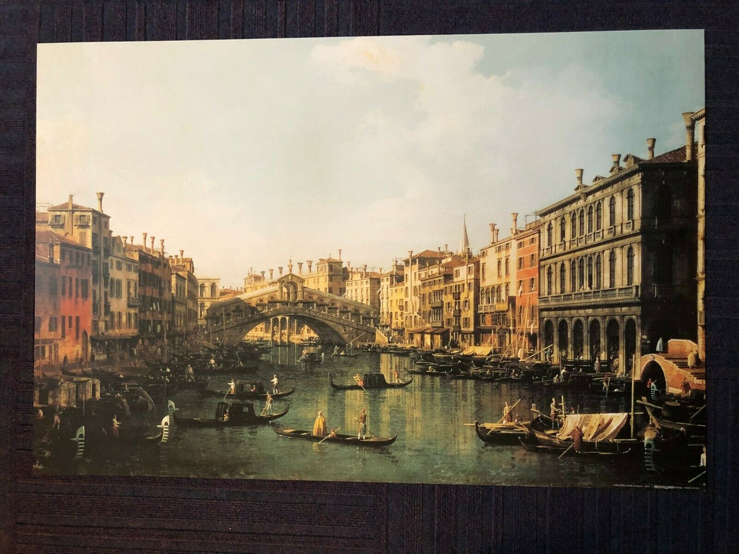 Ponte di Rialto by Canaletto (Museum Art Print, 90cm x 60cm)