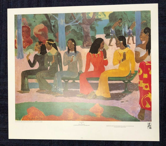 Ta Matete by Paul Gauguin (Museum Art Print, 62.5cm x 55.5cm)