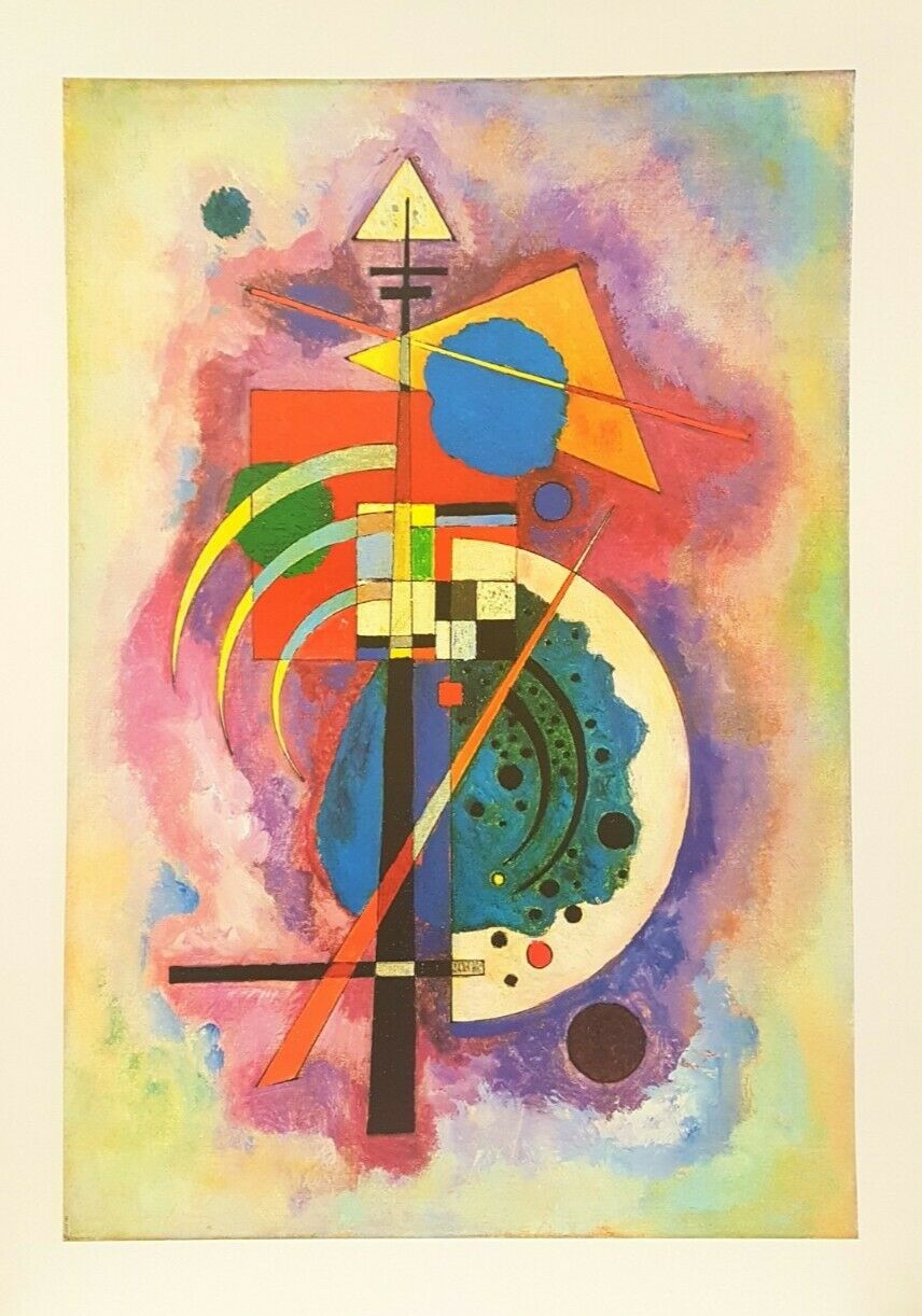 A Tribute to Grohmann by Wasilly Kandinsky (Colour Art Print, 70cm x 100cm)