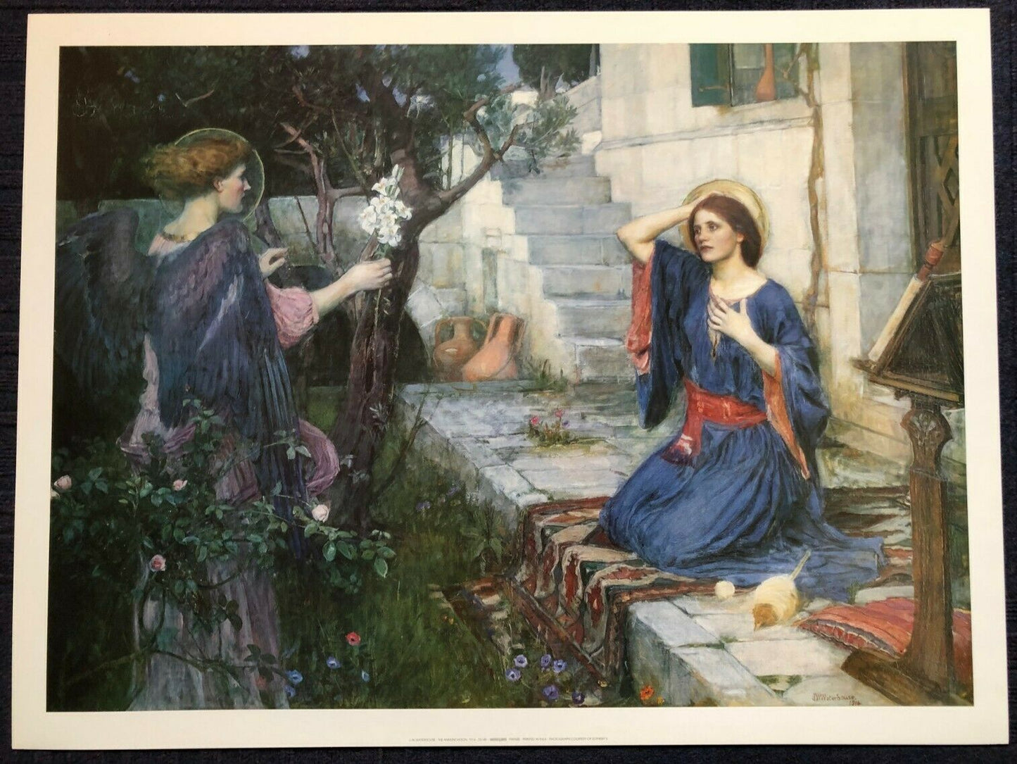 The Annunciation by John Williams Waterhouse (80cm x 60cm)