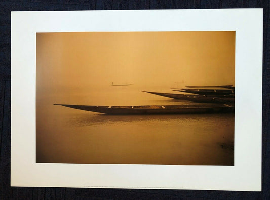 Sand Storm on the Niger River by Jean Luc Manaud (70 x 50, Colour Photography)