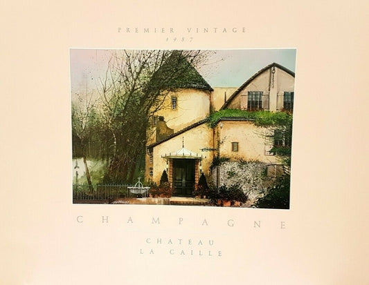 Champagne - Chateau La Caille by Gary Collins (Art Print, 81cm x 64.5cm)