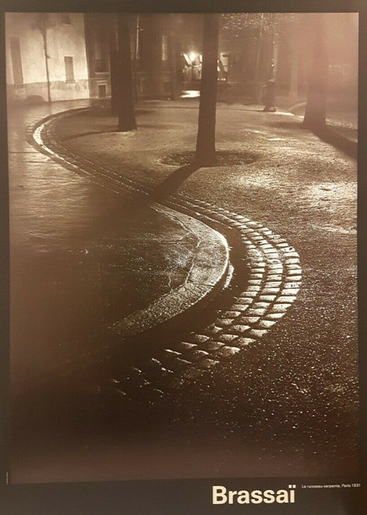 Le ruisseau serpente, Paris 1931 by Brassai (Photography, 65cm x 90cm)