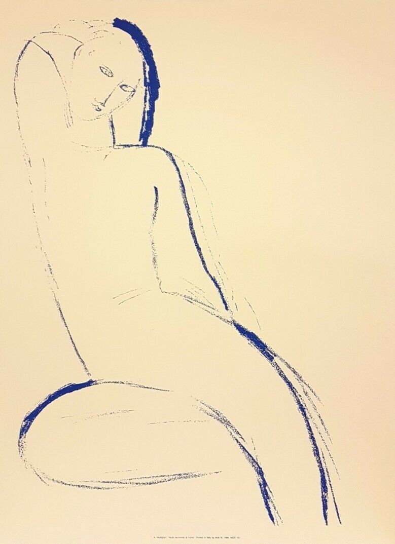 Nudo femminile di fronte by Amadeo Modigliani (Museum Print, 60cm x 80cm)