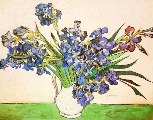 Irises by Vincent Van Gogh (Colour Print, 94cm x 72.5cm)