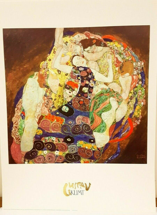 Seven Virgins by Gustav Klimt -SPECIAL EDITION- RARE ART PRINT (60cm x 80cm)