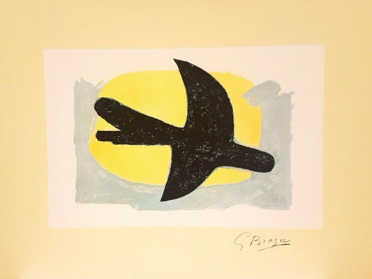 Oiseau Bleu et Jaune by Georges Braque (Museum Print, 80cm x 60cm)