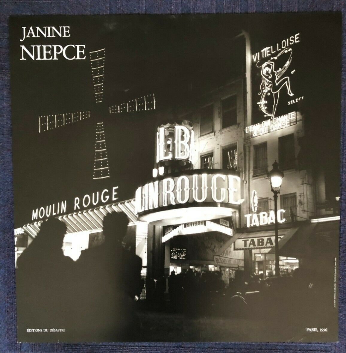 Paris 1956 [Moulin Rouge] by Janine Niepce (62cm x 62cm)