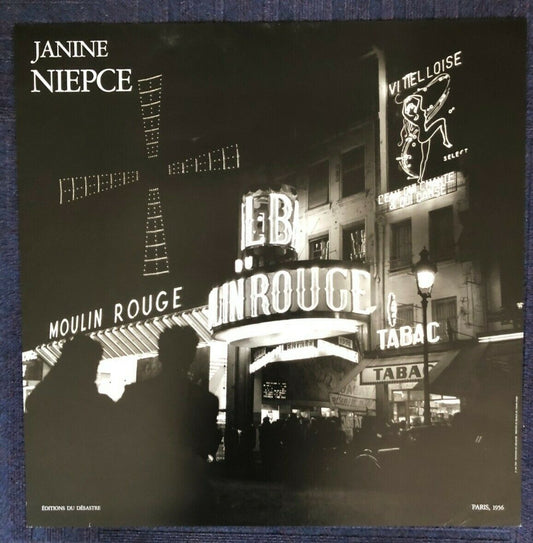 Paris 1956 [Moulin Rouge] by Janine Niepce (62cm x 62cm)