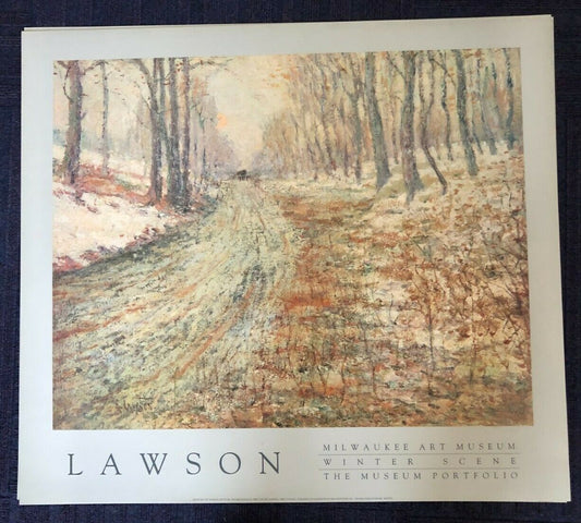 Winter Scene by Ernest Lawson (69cm x 61cm)