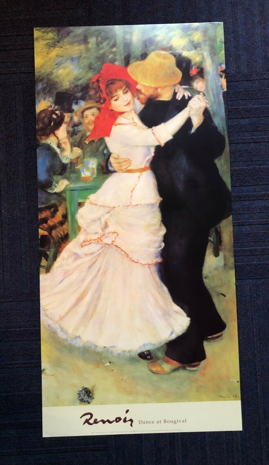 Dance at Bougival by Pierre-Auguste Renoir (Art Museum Print, 46cm x 97cm)