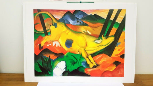 Yellow by Franz Marc (Museum Colour Art Print, 80cm x 60cm)